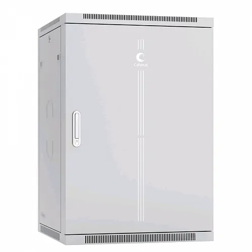 Шкаф телекоммуникационный настенный 19 18U 600x350x901mm (ШхГхВ) дверь металл
