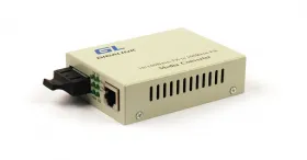 Медиаконвертер GIGALINK UTP 10/100Мбит/c SM, 2xSC, 10/100Мбит/c, 1310 нм, 31 дБ (до 15 км) (GL-F515)