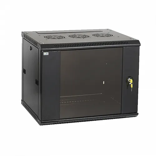 ITK Шкаф LINEA W 6U 600x600 мм дверь стекло, RAL9005