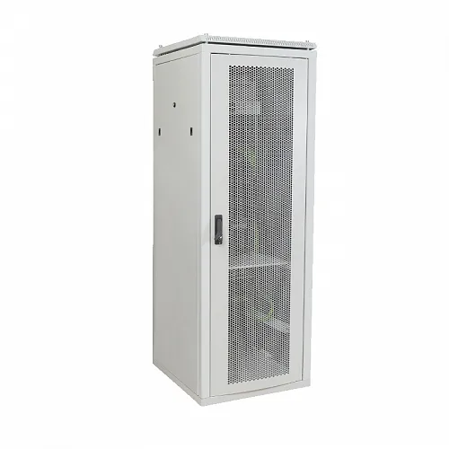 ITK Шкаф сетевой 19 LINEA N 33U 600х1000 мм с L-профилями перфорированные двери серый