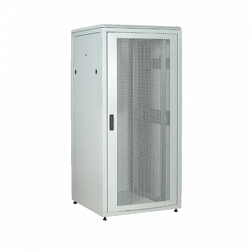 ITK Шкаф сетевой 19 LINEA N 18U 800х800мм перф. пер. дв. задн. металл. сер.