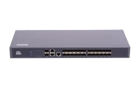 Управляемый коммутатор L2 GIGALINK 24 SFP 100Mb/s портов, 2 TX 1000mb/s, 2 Combo TX/SFP 1000Mb/s, 1 Console. 1U 19'', 220V