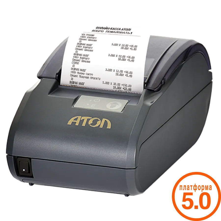 АТОЛ 30Ф. Темно-серый. ФН 1.1. 36 мес. USB (5.0)