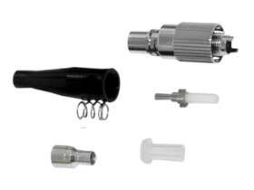 Коннектор ВО, FC/UPC SM, Simplex, 3.0 mm