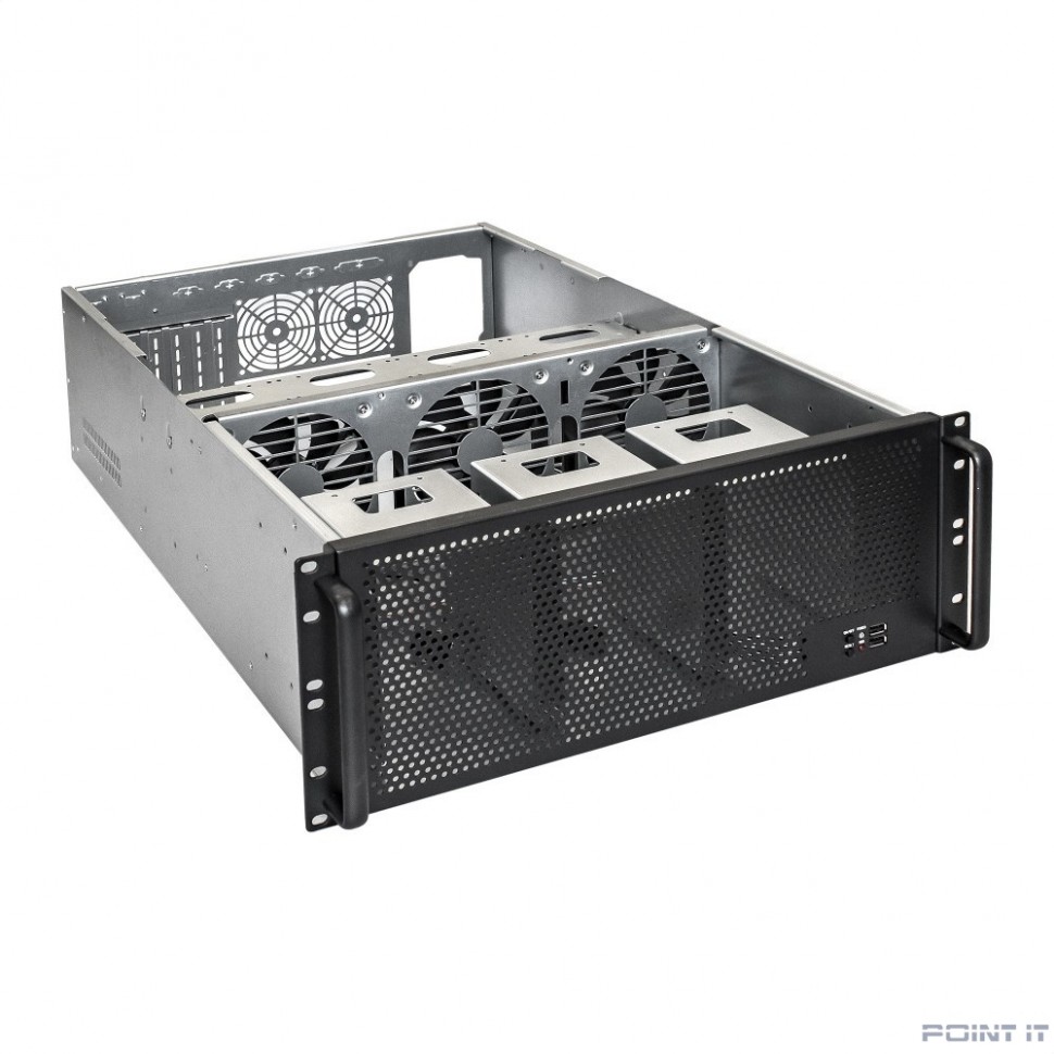 Exegate EX292259RUS Серверный корпус ExeGate Pro 4U650-18 <RM 19", высота 4U, глубина 650, без БП, USB>