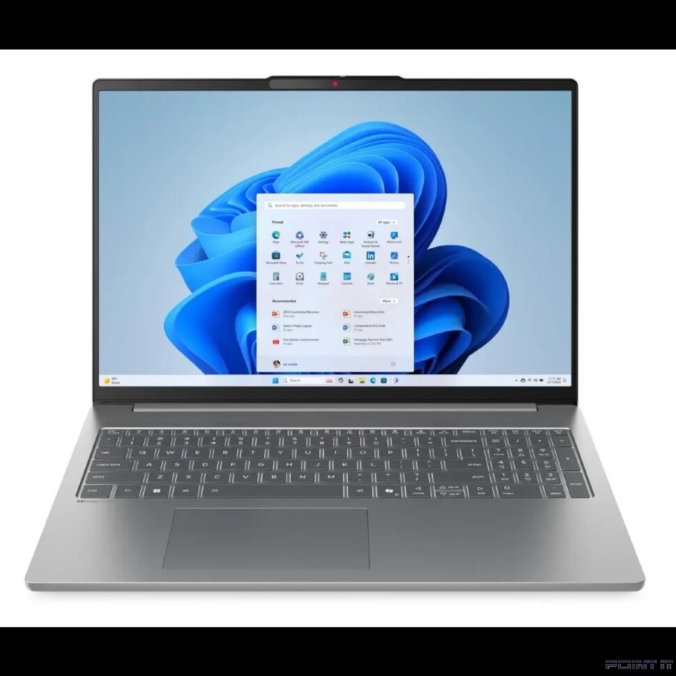 Ноутбук Lenovo IdeaPad Slim 5 16ARP10 [83HU0007RK] Luna Grey 16" {WUXGA IPS 300nits Ryzen 7 7735HS(3.2Ghz)/16Gb/512Gb SSD/DOS}