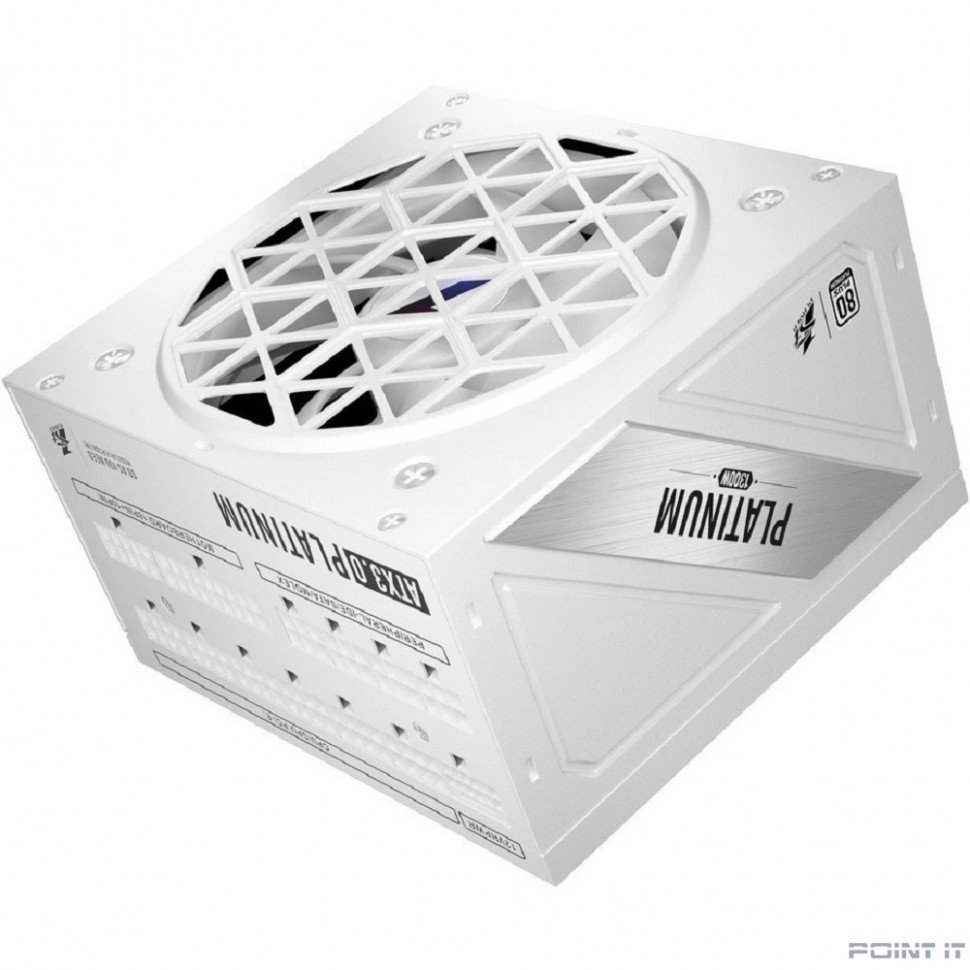 1STPLAYER NGDP Platinum 1300W White / ATX3.0, APFC, 80 PLUS Platinum, SR + LLC + DC-DC, 120mm fan, full modular / HA-1300BA3-WH