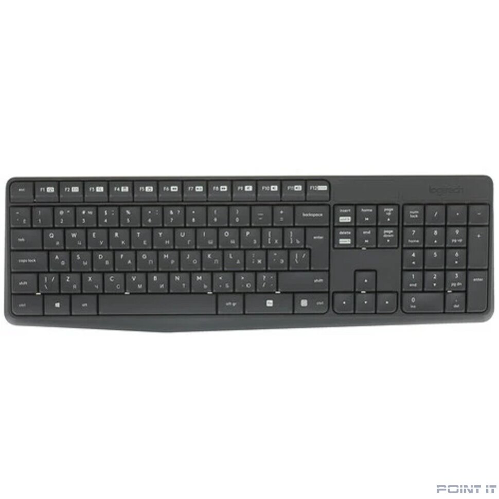 Клавиатура и мышь Logitech MK235 RUS 920-007949 BLACK