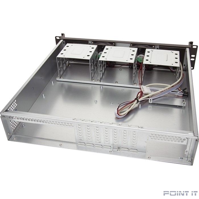 Exegate EX281969RUS Серверный корпус ExeGate Pro 2U420-06 <RM 19", высота 2U, глубина 420, БП 2U-600ADS, USB>