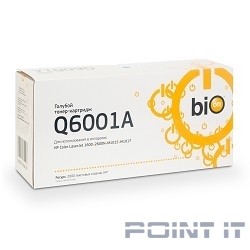 Bion Q6001A Картридж для HP Color LaserJet 1600/2600N/M1015/M1017, голубой 2000 Стр. [Бион]