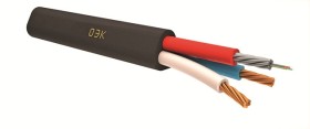 ОЭК-НУ-(03-8Е2-5,0кН)+2х2,5) Кабель опто-электрический (комбинированный) 8 волокон 9/125 мкм, броня из 6 проволок 3,3мм