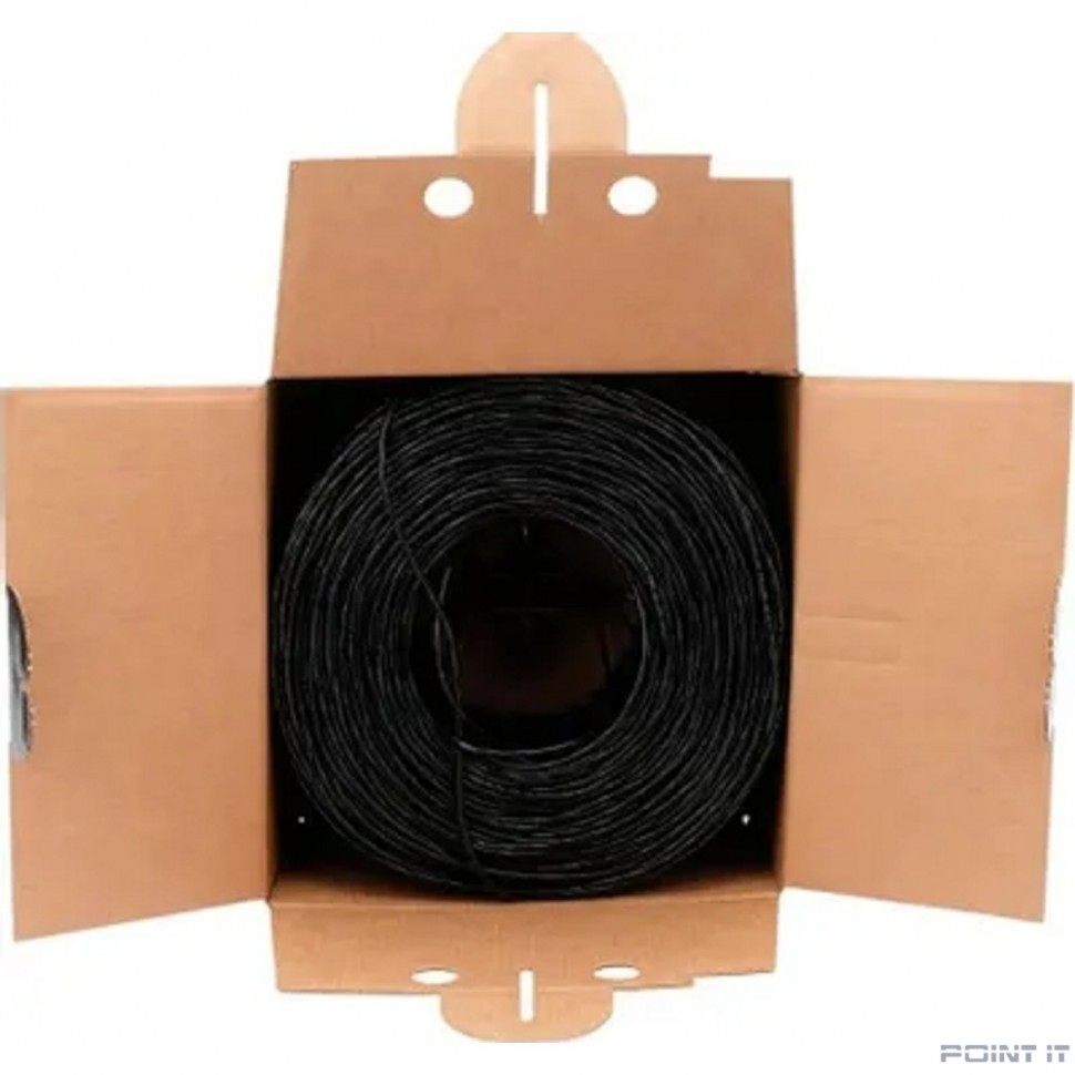 Cablexpert [UPC-5051E-4-CU-OUT] Кабель Cablexpert (RU) UTP outdoor 4x2x0.51, медный, кат.5e, однож., 305м, box, черный