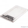 AgeStar USB 3.0 Внешний корпус 2.5&quot; SATAIII HDD/SSD AgeStar 3UB2P4 (TRANSPARENCY) пластик, прозрачный {50} (672691)(17312)