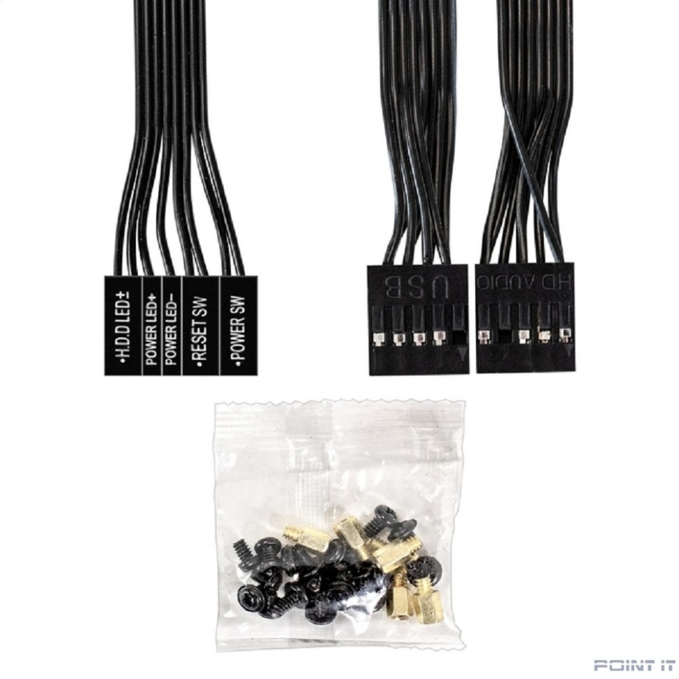 ExeGate BAA-408 (mATX, без БП, 2*USB, HD Audio, черный)