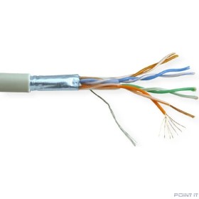 5bites Кабель FT5725-100A витая пара FTP / STRANDED / 5E / 24AWG / CCA / PVC / 100M