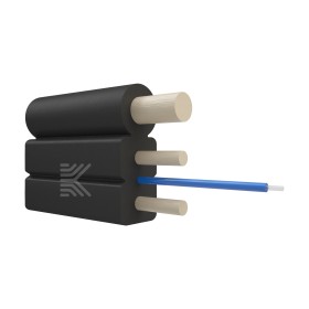 КОСТРОМАКАБЕЛЬ КОС-ДР-3-1хG.657.А 1-нг(А)-HF Кабель оптический FTTH с внешним силовым элементом из стеклопрутка, 1 волокно, G.657.A1,усилен стеклопрутками, нг(А)-HF