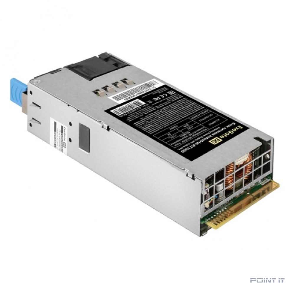 Exegate EX292327RUS Серверный БП (модуль к RTS1000 Redundant) 1000W ExeGate Industrial-RT1000 (APFC, КПД 94%(80 PLUS Platinum), 4 cm fan)
