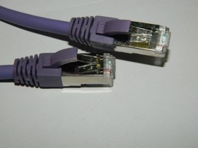 Патч-корд Netko СКС FTP4 cat.6a, 3.0м, BC, LSZH, фиолетовый