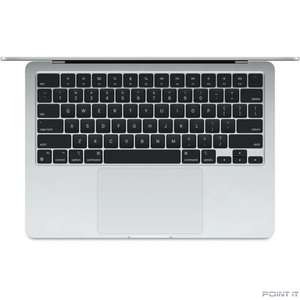 Ноутбук Apple MacBook Air 13-inch 2025 [MW0W3] (КЛАВ.РУС.ГРАВ.) Silver 13.6" Liquid Retina {(2560x1600) M4 10C CPU 8C GPU/16GB/256GB SSD/рекоменд.переходник 11007065} (A3240)