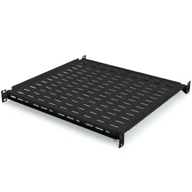 Полка для шкафа глубиной 800 (443х600), с ушками, черная, 60 кг