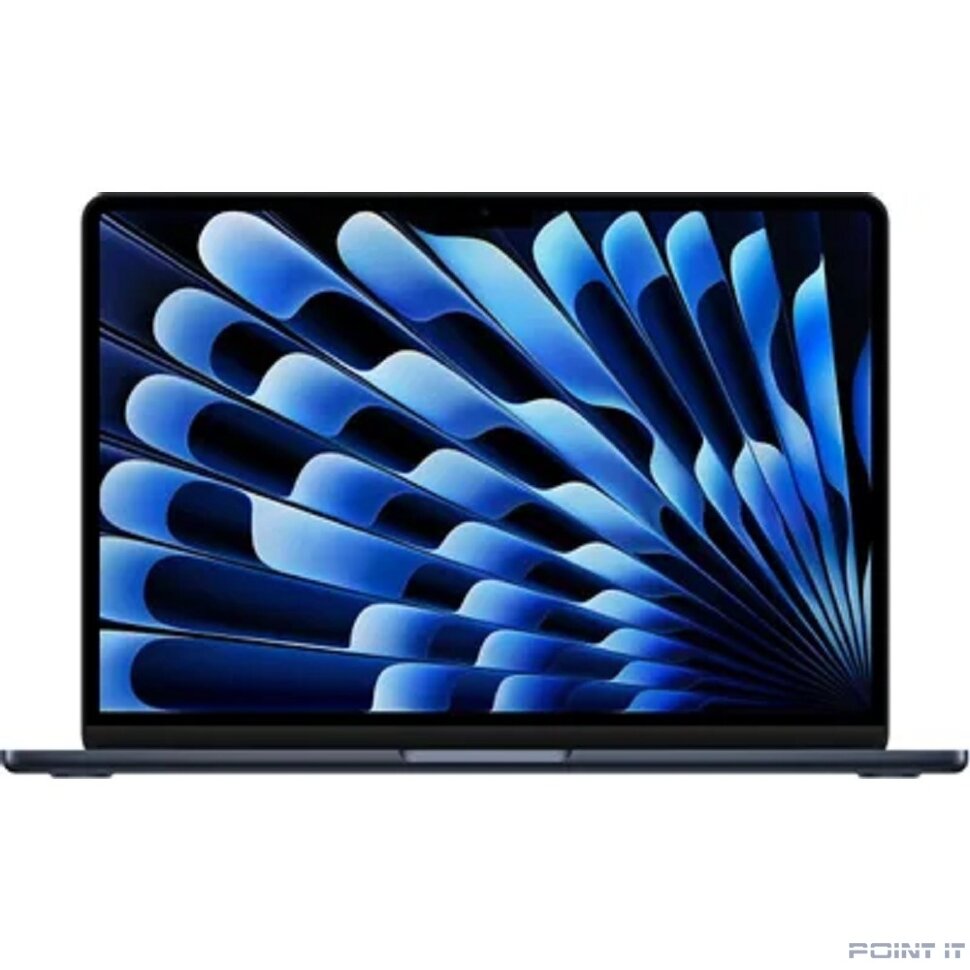 Ноутбук Apple MacBook Air 13-inch 2025 [MW123RU/A] Midnight 13.6" Liquid Retina {(2560x1600) M4 10C CPU 8C GPU/16GB/256GB SSD} (A3240 РФ)