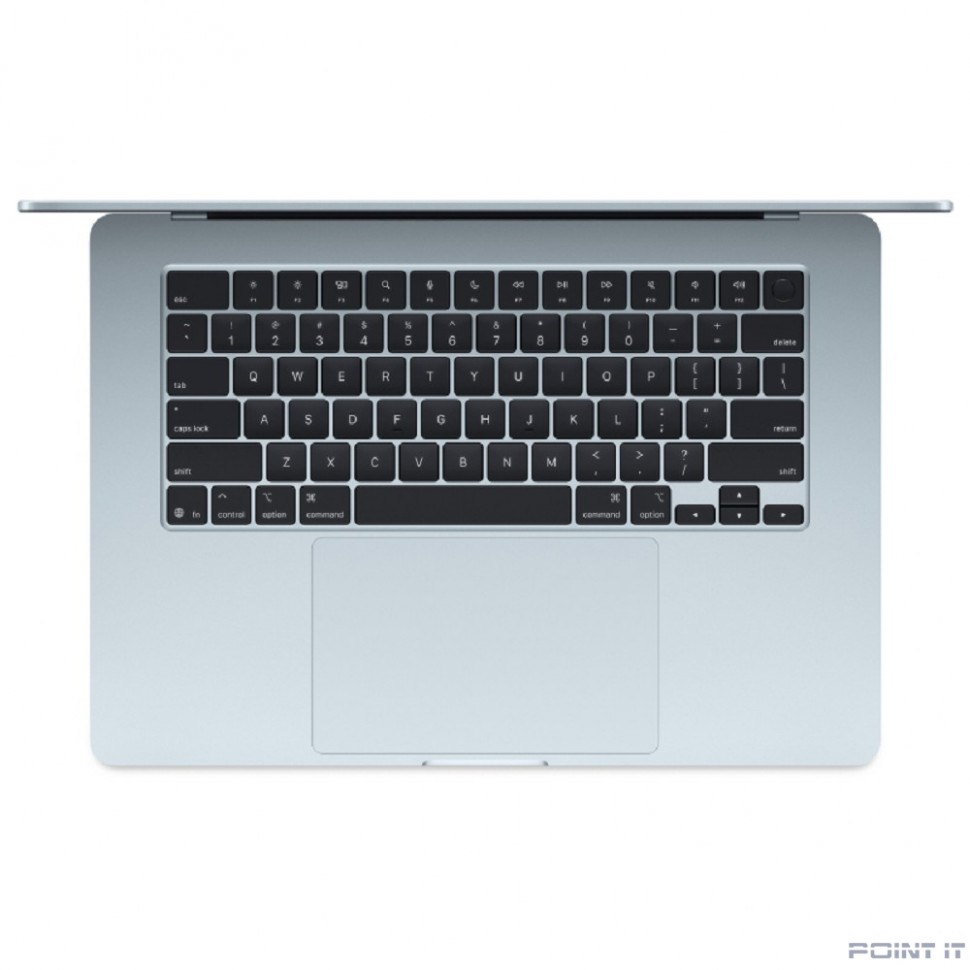 Ноутбук Apple MacBook Air 15-inch 2025 [MC7C4] (КЛАВ.РУС.ГРАВ.) Sky Blue 15.3" Liquid Retina {(2880x1864) M4 10C CPU 10C GPU/16GB/512GB SSD/рекоменд.переход.1979059/1991284} (A3241)