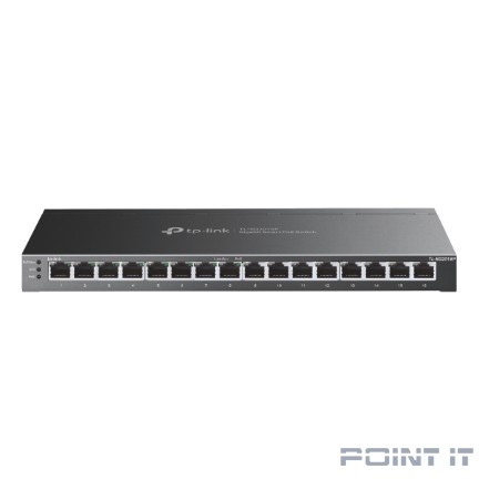 TP-Link SG2016P Коммутатор JetStream Smart с 16 гигабитными портами (8 портов PoE+)