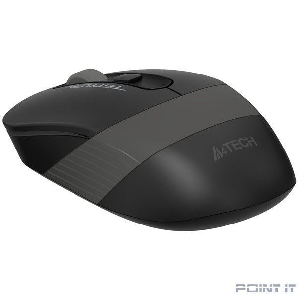 Мышь беспроводная A4Tech Fstyler FG10 , черный/серый , оптическая, 2000dpi , USB, 4 кнопки