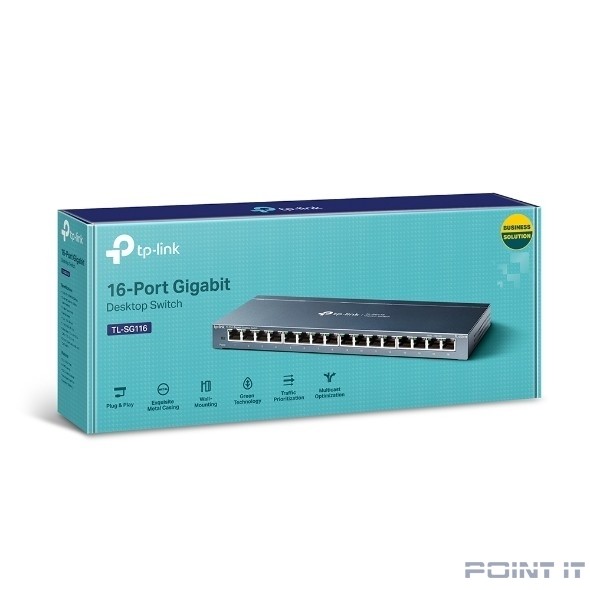 Коммутатор 16PORT 1000M TL-SG116 TP-LINK