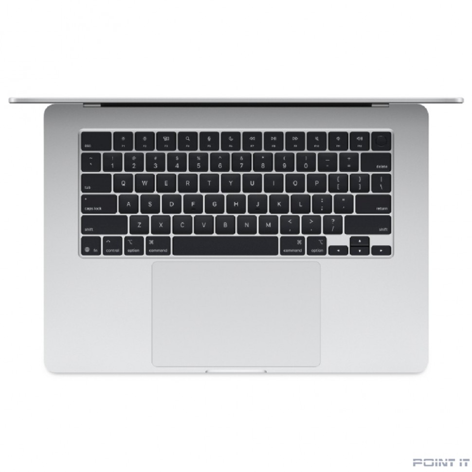 Ноутбук Apple MacBook Air 15-inch 2025 [MC6J4LL/A] (КЛАВ.РУС.ГРАВ.) Silver 15.3" Liquid Retina {(2560x1600) M4 10C CPU 10C GPU/24GB/512GB SSD/рекоменд.переходник 11007065}