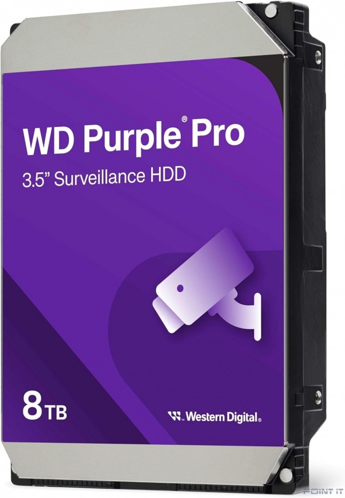 Жесткий диск/ HDD WD SATA3 8Tb Purple Pro 7200 rmp 256MB 1 year warranty