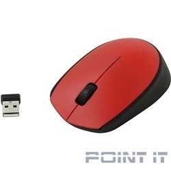 910-004641/910-004645 Logitech Wireless Mouse M171, Red 