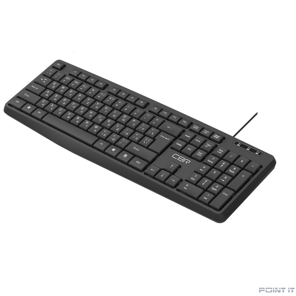 CBR KB 115 USB, Клавиатура 104 кл., офисн., 1,8 м, резиновые ножки