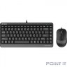 Комплект кл-ра+мышь проводн. A4Tech Fstyler F1110 black/grey USB Multimedia (F1110 GREY)