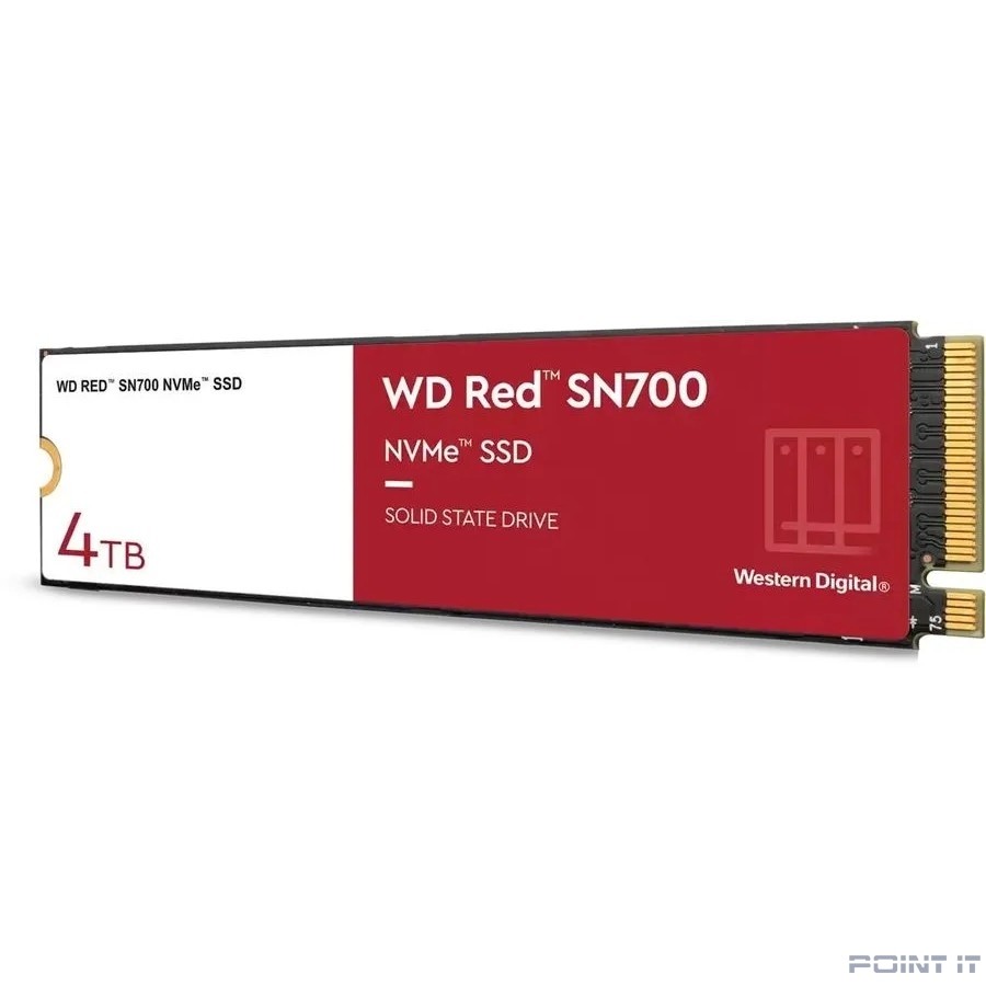 Накопитель SSD WD Original PCI-E x4 4Tb WDS400T1R0C Red SN700 M.2 2280