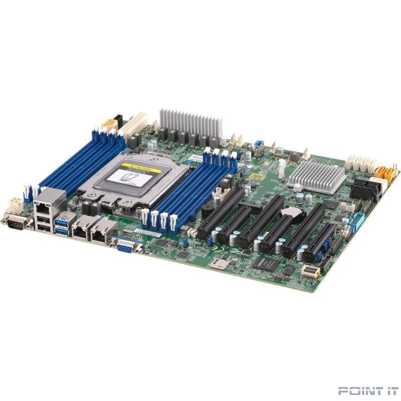 Supermicro MBD-H11SSL-C-B {MB Single AMD EPYC™ 7000-Series/Up to 1TB Registered ECC/3 PCI-E 3.0 x16, 3 PCI-E 3.0 x8/8 SATA 3.0/1 M.2/Dual LAN Ports/IPMI}