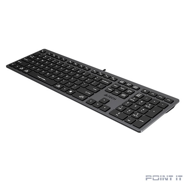 Клавиатура A4Tech Fstyler FX50 серый USB slim Multimedia (FX50 GREY) [FX50 GREY]