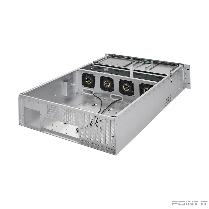 Exegate EX296383RUS Серверный корпус ExeGate Pro 3U660-HS16 <RM 19", высота 3U, глубина 660, БП 2U-1080ADS,16xHotSwap, USB>
