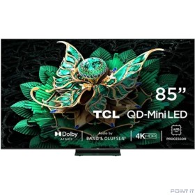TCL 85&quot; 85C7K QD-Mini LED Frameless черный 4K Ultra HD 144Hz MEMC DVB-T DVB-T2 DVB-C DVB-S DVB-S2 USB WiFi Smart TV