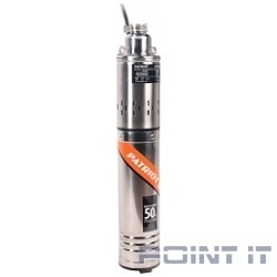 Насос скважинный PATRIOT SP 3250 S [315302463] {Мощн. - 500 Вт, напр. - 220 В, производ. -1920 л/час, высота подъема - 100 м, глубина погружения - 30 м, корпус - нержавеющая сталь, кабель 18 м.}