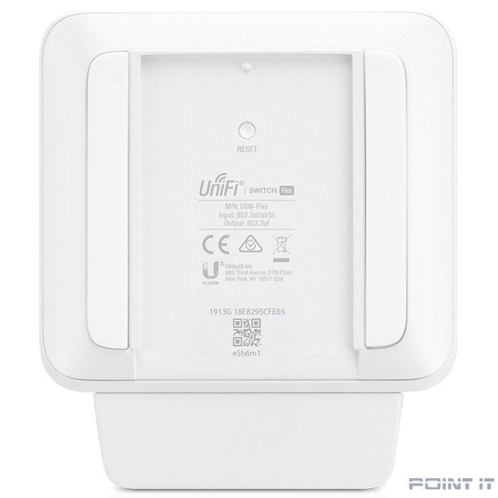 UBIQUITI USW-Flex PoE-коммутатор, 5х 1G RJ45, раздача 46 Вт