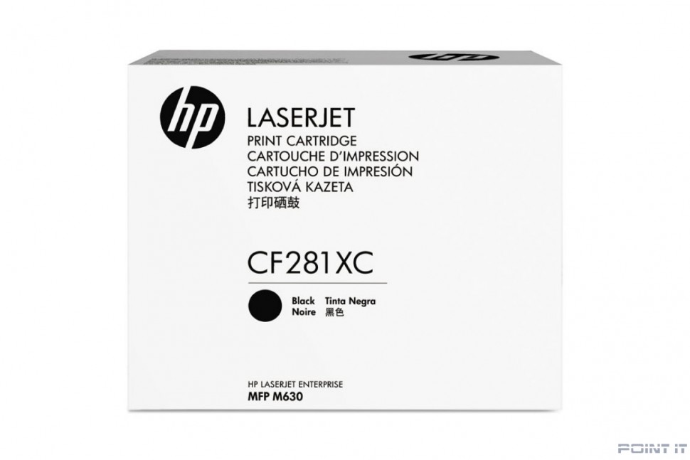 HP Картридж HP 81X CF281XC черный для HP LJ Pro M630z/f/h M605dh/n/x (белая корпоративная коробка)