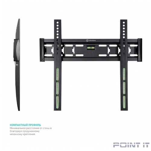 ONKRON FM5 чёрный {32"-55" Максимальная нагрузка: 56,8 кг VESA: 75x75, 100x100, 100x200, 200x100, 200x200, 200x300, 200x400, 300x100, 300x200, 300x300, 300x400, 400x200, 400x300,400x400 мм }