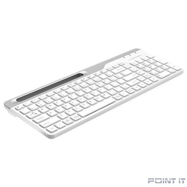 Клавиатура A4Tech Fstyler FBK25 белый/серый USB беспроводная BT/Radio slim Multimedia