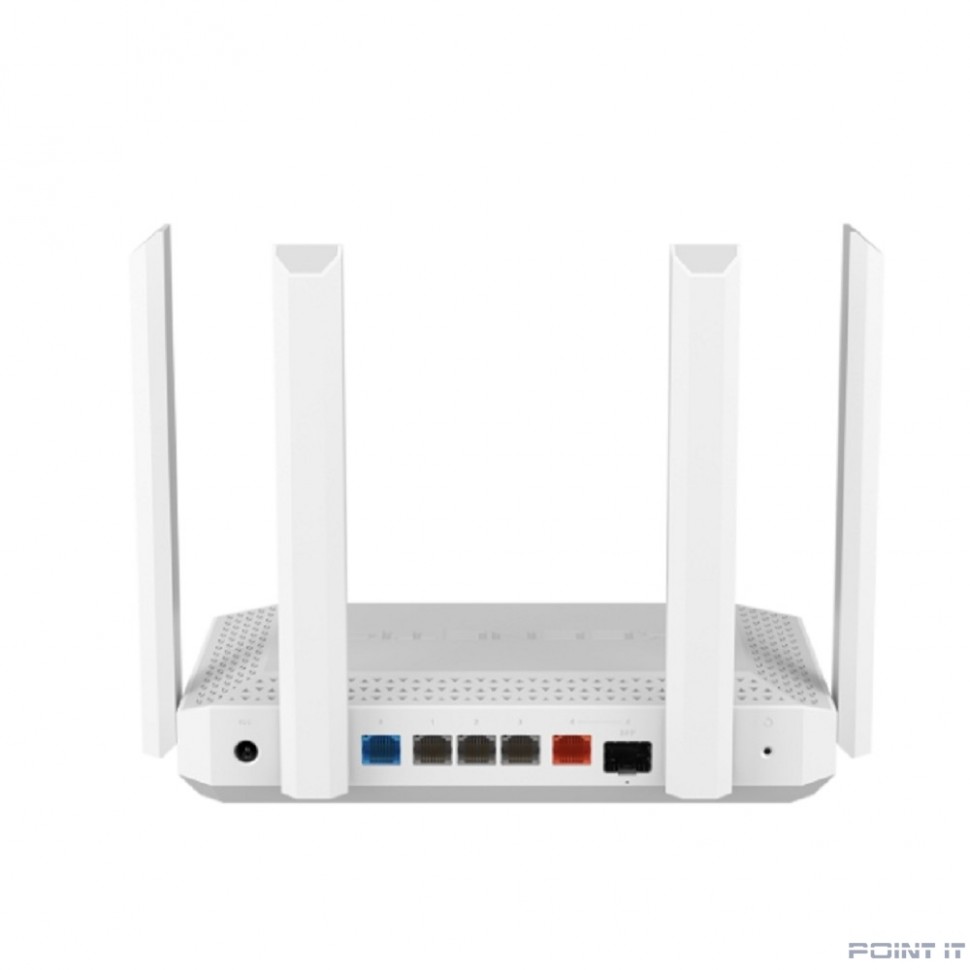 Keenetic Giga (KN-1012) Мультигигабитный интернет-центр с Mesh Wi-Fi 6 AX3000, Smart-коммутатором с 4 портами Gigabit Ethernet и 1 портом 2,5 Gigabit Ethernet, комбо-портом SFP, портами USB 3.0 и 2.0
