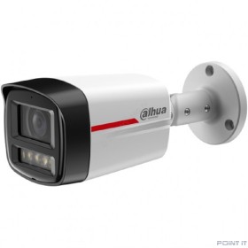 DAHUA DH-IPC-HFW2849TLP-S-LED-0280B-PRO Уличная цилиндрическая IP-видеокамера WizColor 8Мп, 1/1,8” CMOS, объектив 2.8мм, видеоаналитика, микрофон, LED 50м, IP67, металл