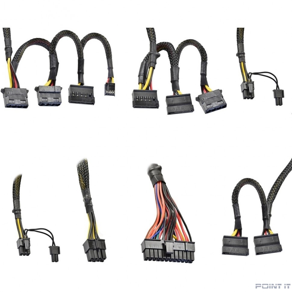 Exegate EX292159RUS Блок питания 400W ExeGate 80 PLUS® Bronze 400PPH (ATX, APFC, КПД 88% (80 PLUS Bronze), 12cm fan, 20+4pin, 4+4pin, 2xPCI-E, 5xSATA, 3xIDE, RTL(color box), black)