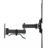 Kromax CORBEL-7 черный 22"-65" макс.30кг настенный поворот и наклон